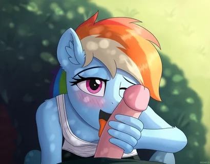 Rainbow Dash blowjob